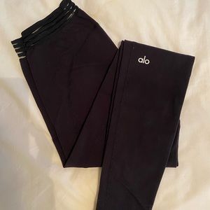 Alo Yoga Mesh Waistband Leggings
